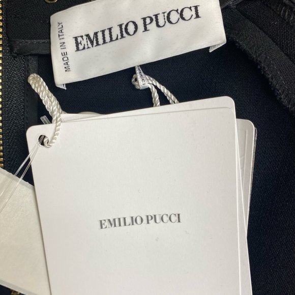 Emilio Pucci Black dress with metal/stud detailing - Picture 9 of 9